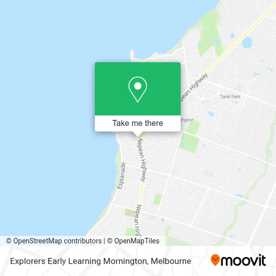 Mapa Explorers Early Learning Mornington