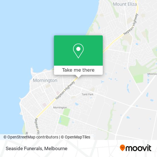 Seaside Funerals map