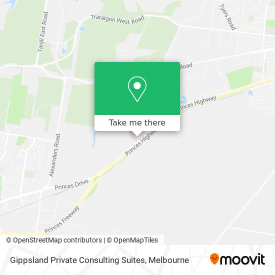 Gippsland Private Consulting Suites map