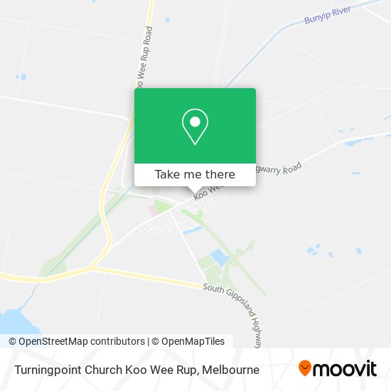 How to get to Turningpoint Church Koo Wee Rup by Bus or Train?