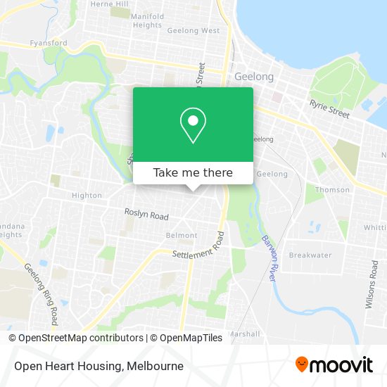 Open Heart Housing map
