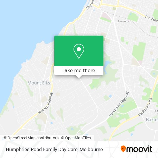 Humphries Road Family Day Care map