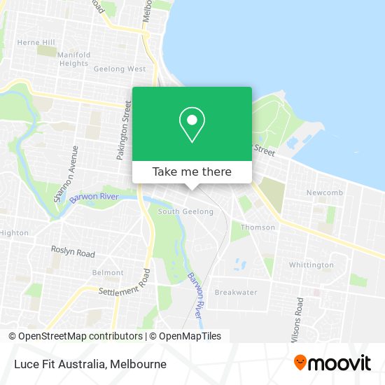 Mapa Luce Fit Australia