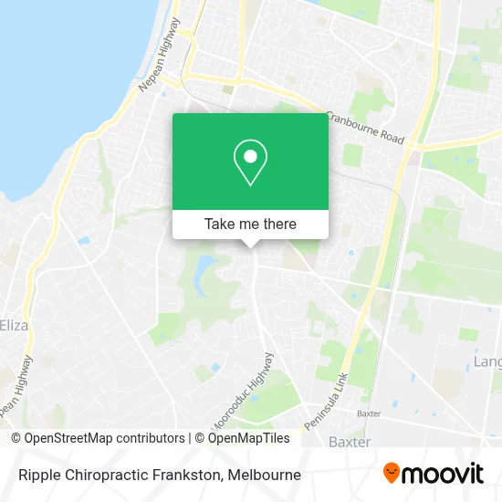Ripple Chiropractic Frankston map