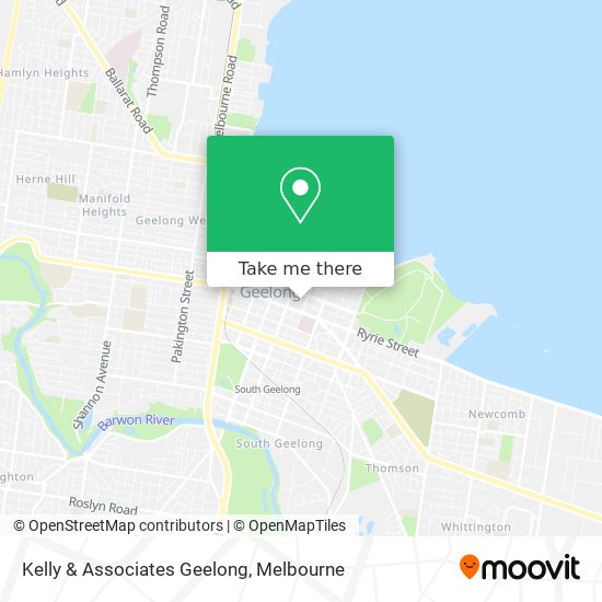 Mapa Kelly & Associates Geelong