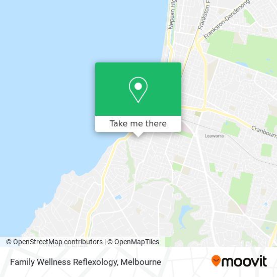 Family Wellness Reflexology map