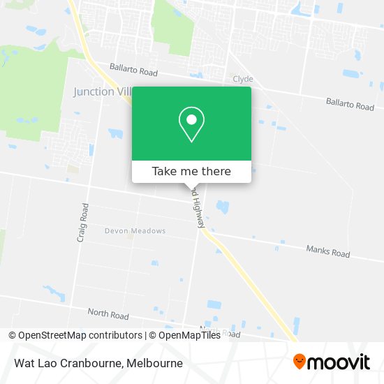 Wat Lao Cranbourne map