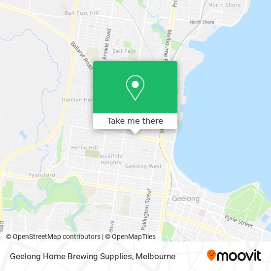 Geelong Home Brewing Supplies map