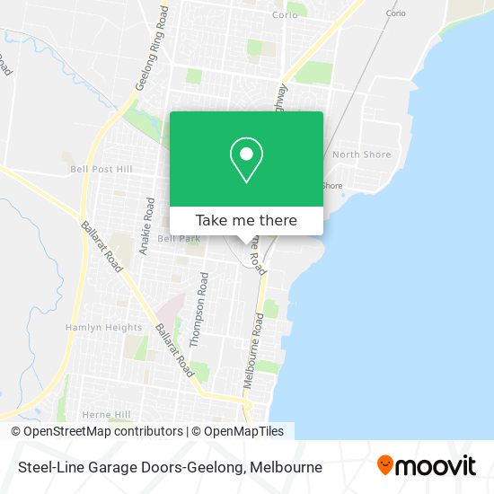Steel-Line Garage Doors-Geelong map