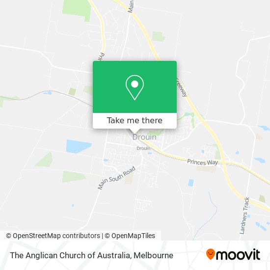 The Anglican Church of Australia map