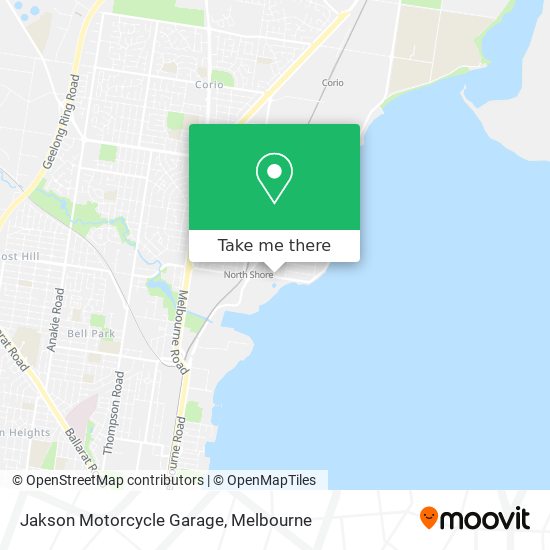 Jakson Motorcycle Garage map