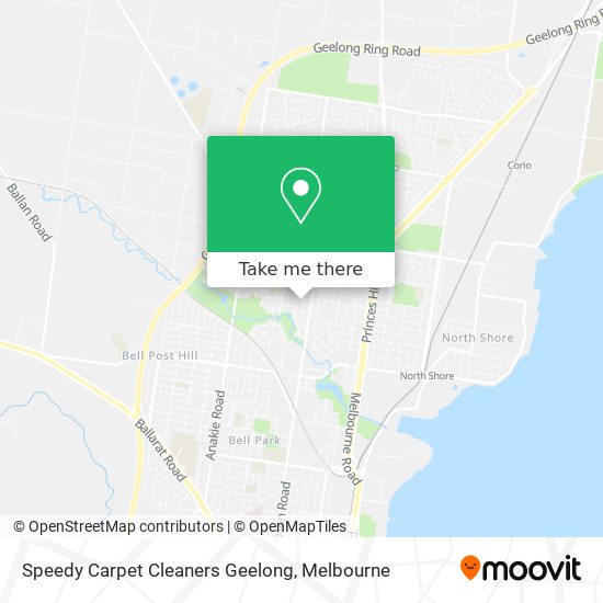 Speedy Carpet Cleaners Geelong map