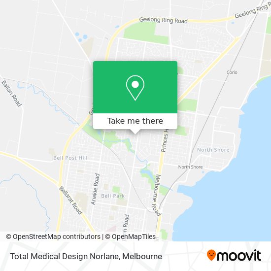 Total Medical Design Norlane map