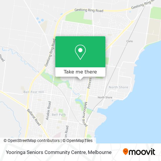 Mapa Yooringa Seniors Community Centre