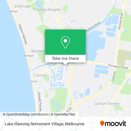 Lake Illawong Retirement Village map