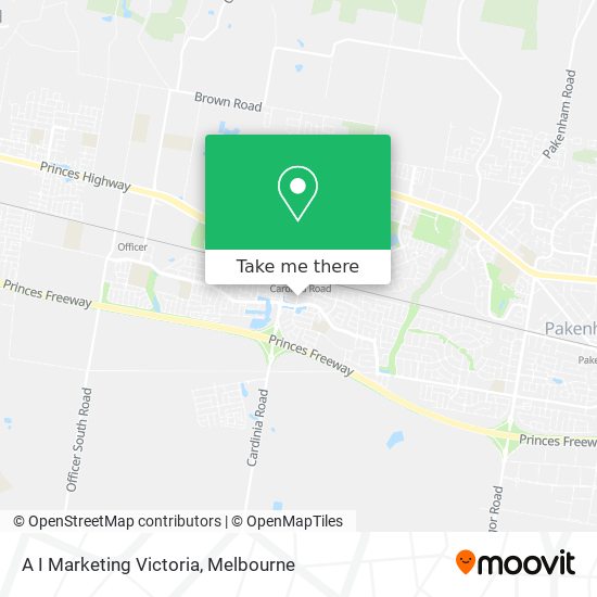 A I Marketing Victoria map