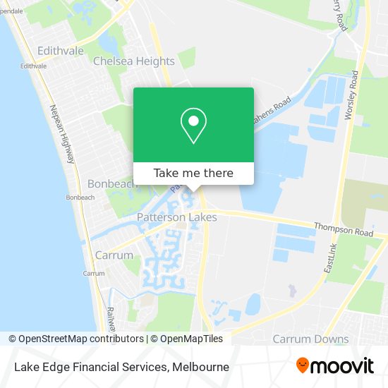 Lake Edge Financial Services map