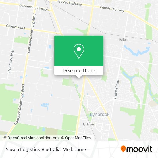 Yusen Logistics Australia map