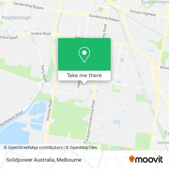 Solidpower Australia map