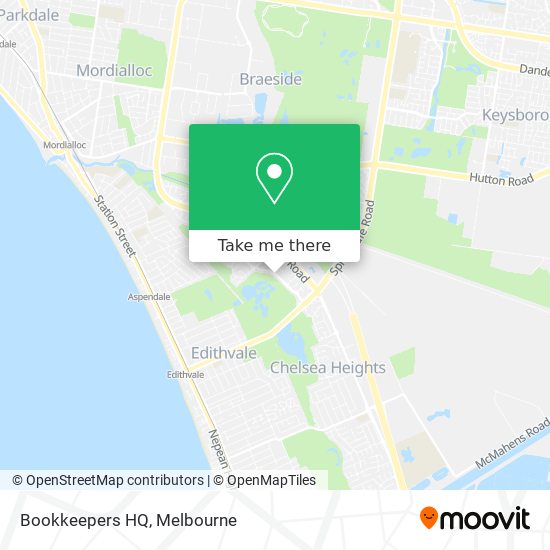 Bookkeepers HQ map