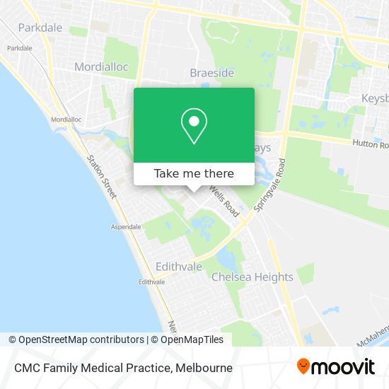 CMC Family Medical Practice map