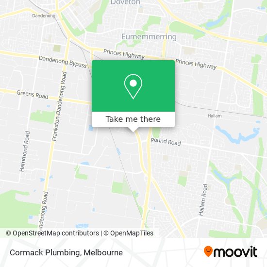 Cormack Plumbing map