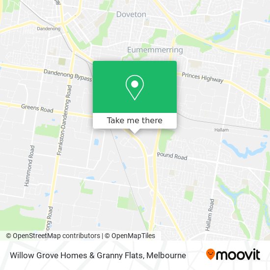 Willow Grove Homes & Granny Flats map