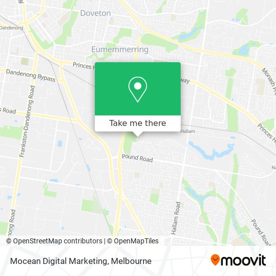 Mapa Mocean Digital Marketing