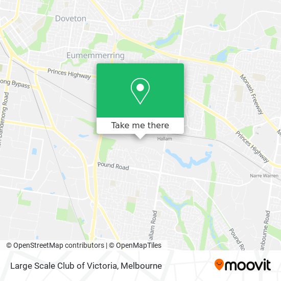 Large Scale Club of Victoria map