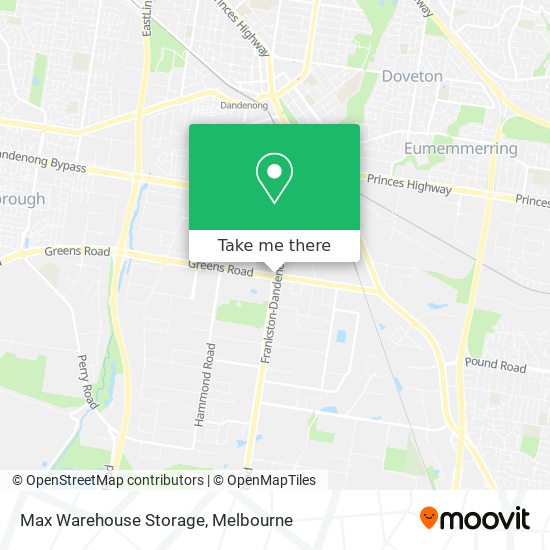Max Warehouse Storage map
