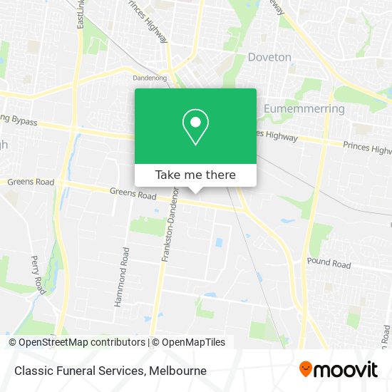 Mapa Classic Funeral Services