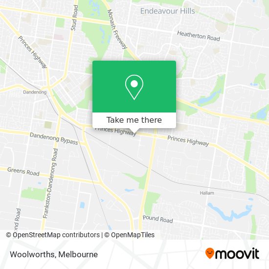 Woolworths map