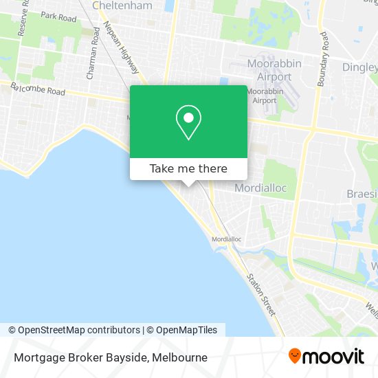 Mortgage Broker Bayside map