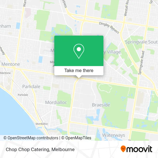 Mapa Chop Chop Catering