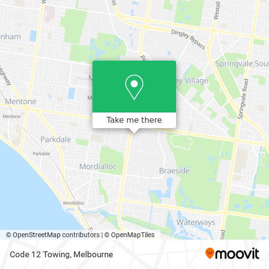 Code 12 Towing map