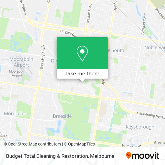 Budget Total Cleaning & Restoration map