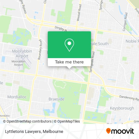 Lyttletons Lawyers map