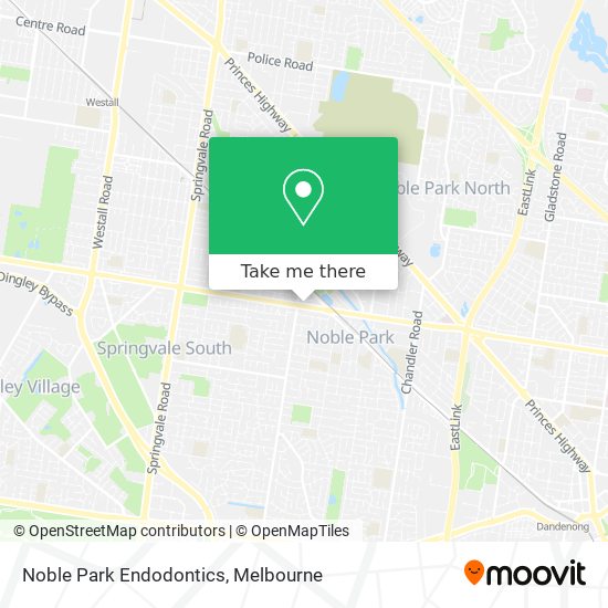 Noble Park Endodontics map