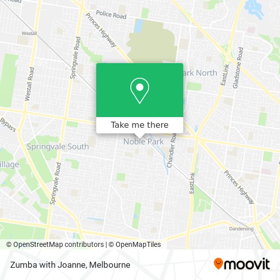 Zumba with Joanne map
