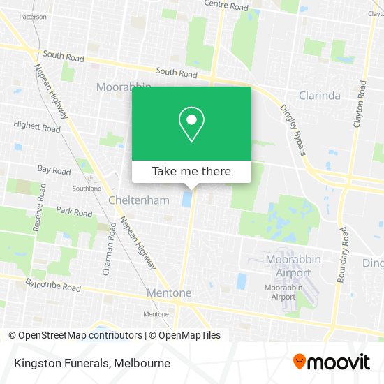 Kingston Funerals map