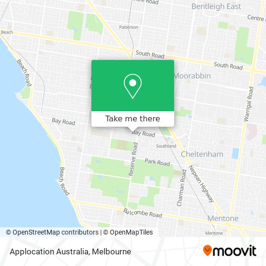 Mapa Applocation Australia