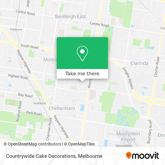Countrywide Cake Decorations map
