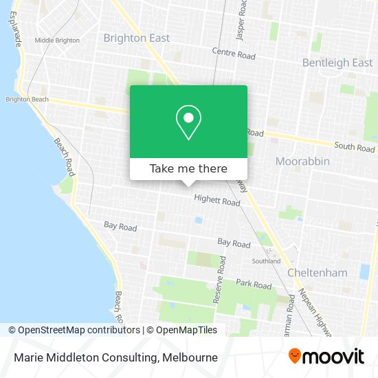 Marie Middleton Consulting map