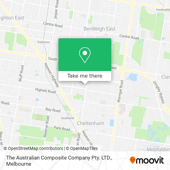 The Australian Composite Company Pty. LTD. map