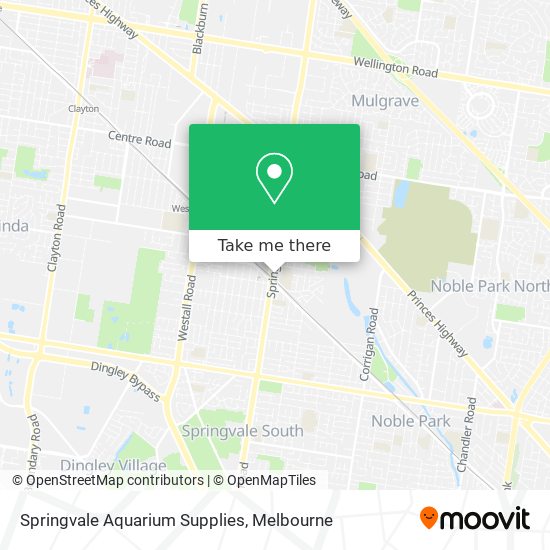 Springvale Aquarium Supplies map