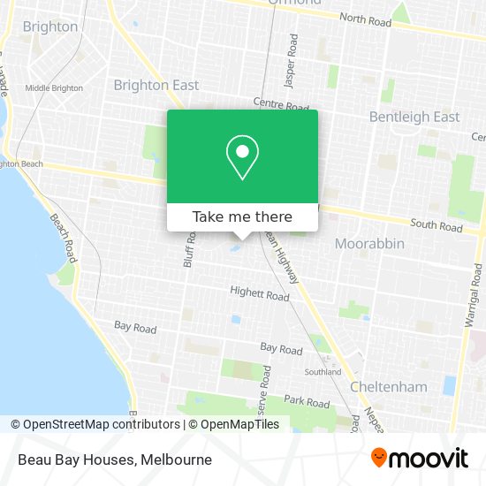 Beau Bay Houses map
