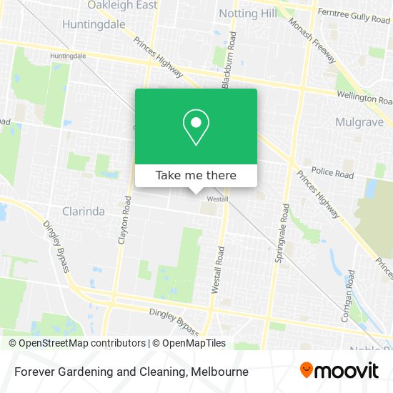 Forever Gardening and Cleaning map