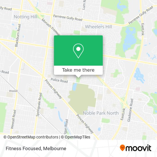 Fitness Focused map