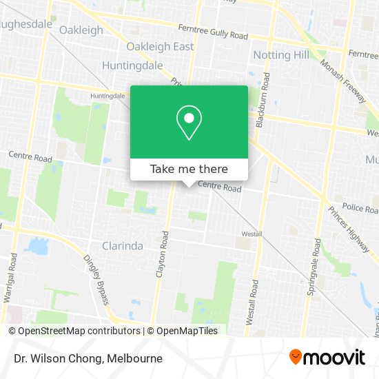 Dr. Wilson Chong map