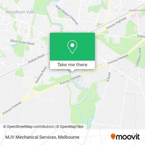 MJV Mechanical Services map